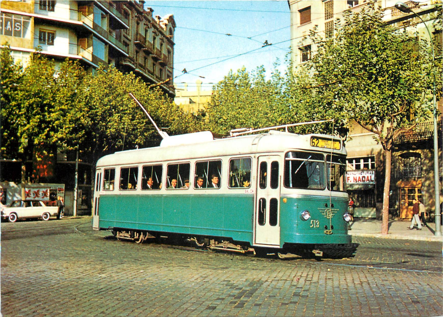 CPM TRAM-VIES DE BARCEONA