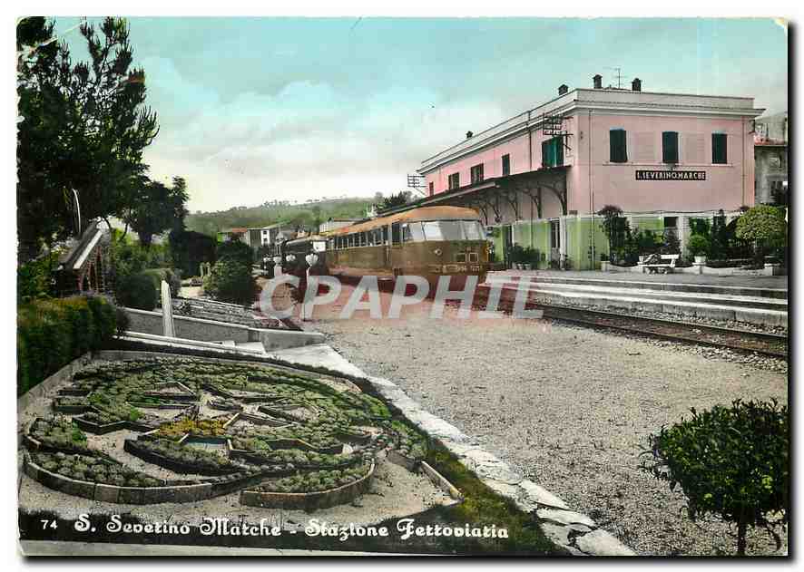 CPM S Severino Marche Stazione Ferroviaria