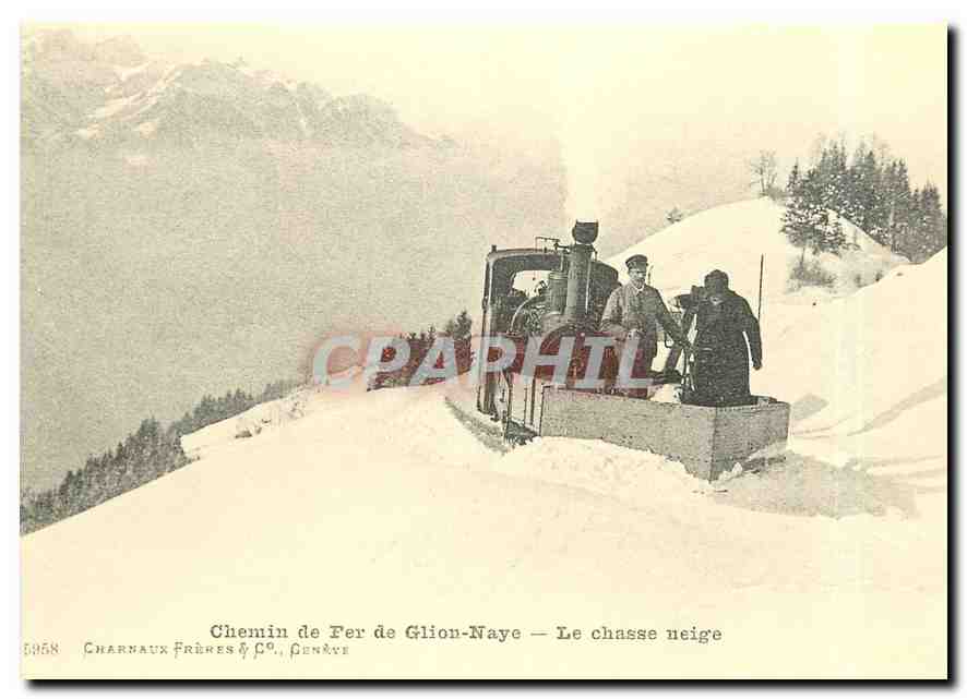 CPM Train chasse neige