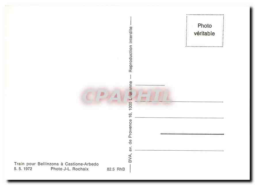 CPM Train pour Bellinzona à Castione-Arbedo — Rückseite