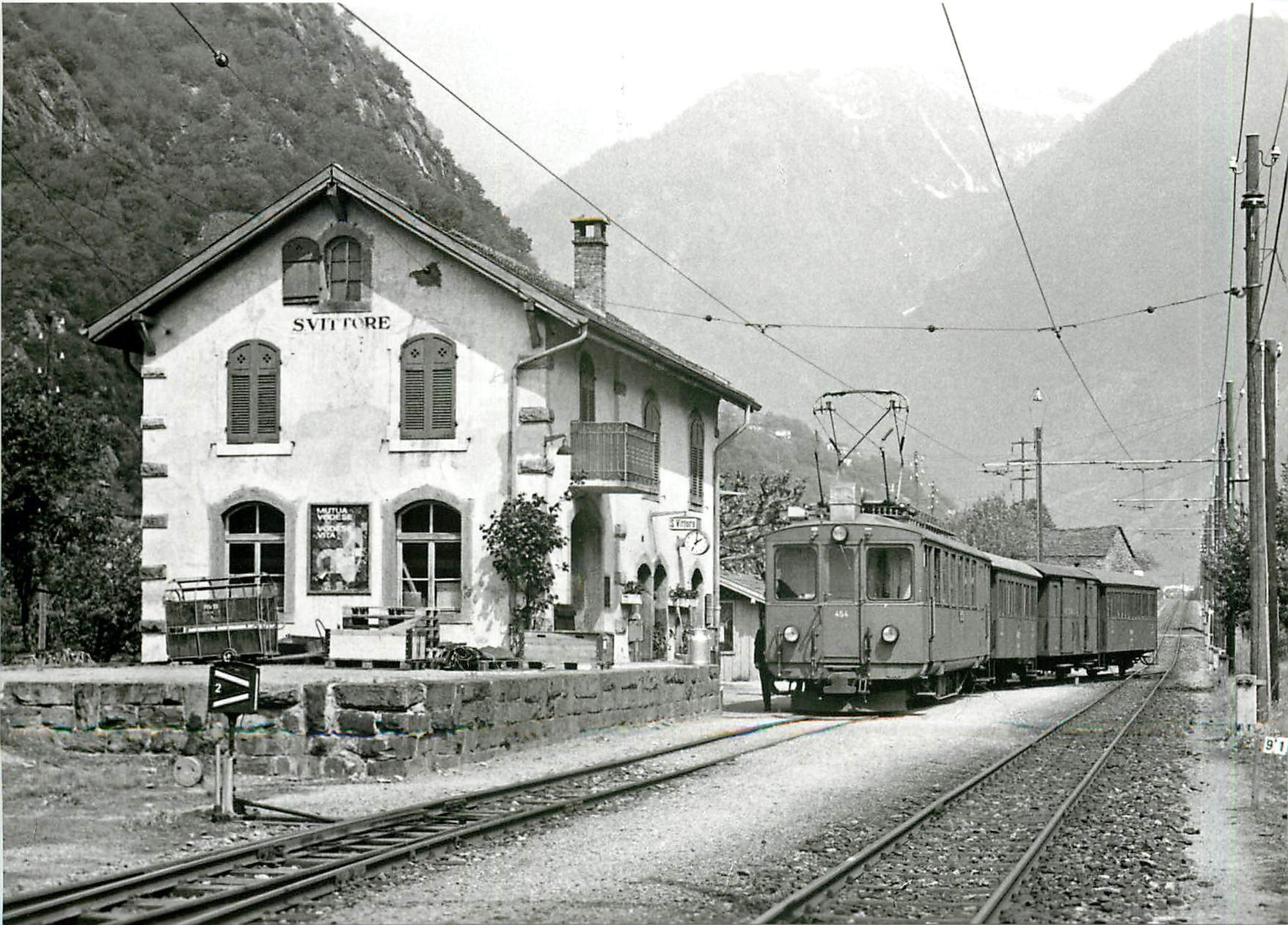 CPM Arrivée de Mesocco à San Vittore