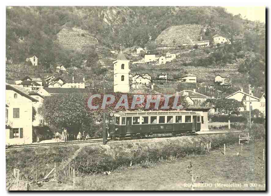 CPM Automotrice dans son état d'origine à Roveredo