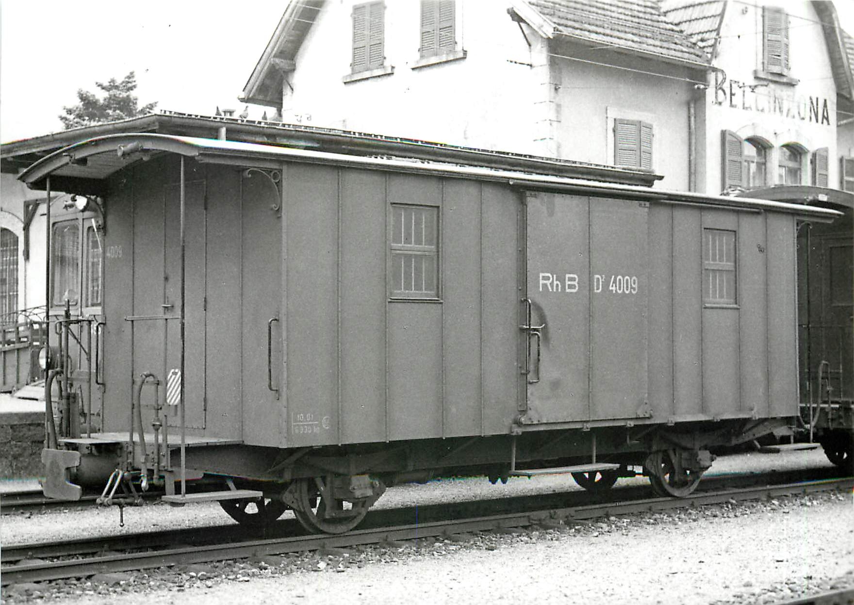 CPM D3 4009 ex RhB grand réseau à Bellinzona