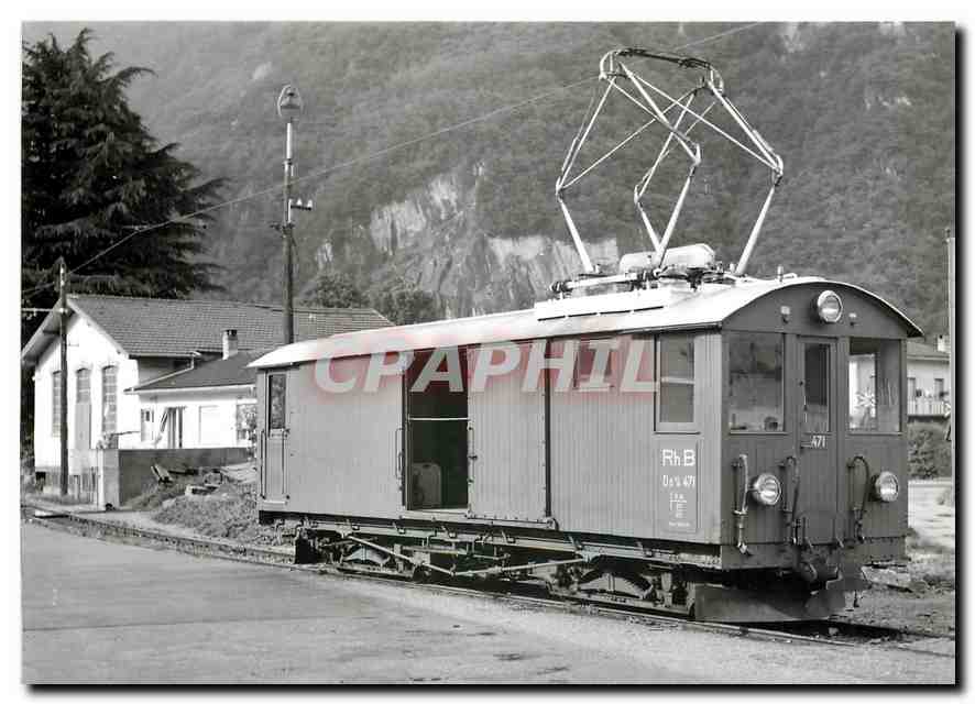 CPM Fourgon-automoteur De4/4 471 à Castione