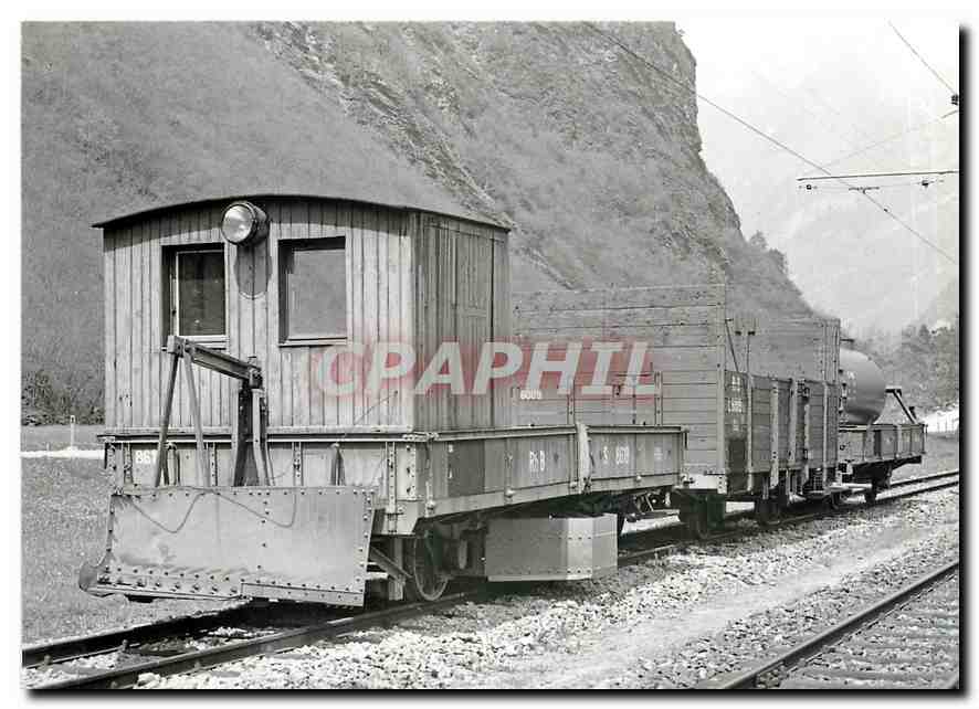 CPM Train dde travaux entre Soazza et Sorte
