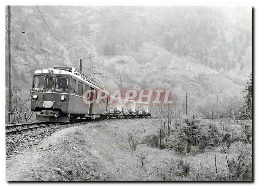 CPM Train de ciment pour Mesocco près de Soazza 