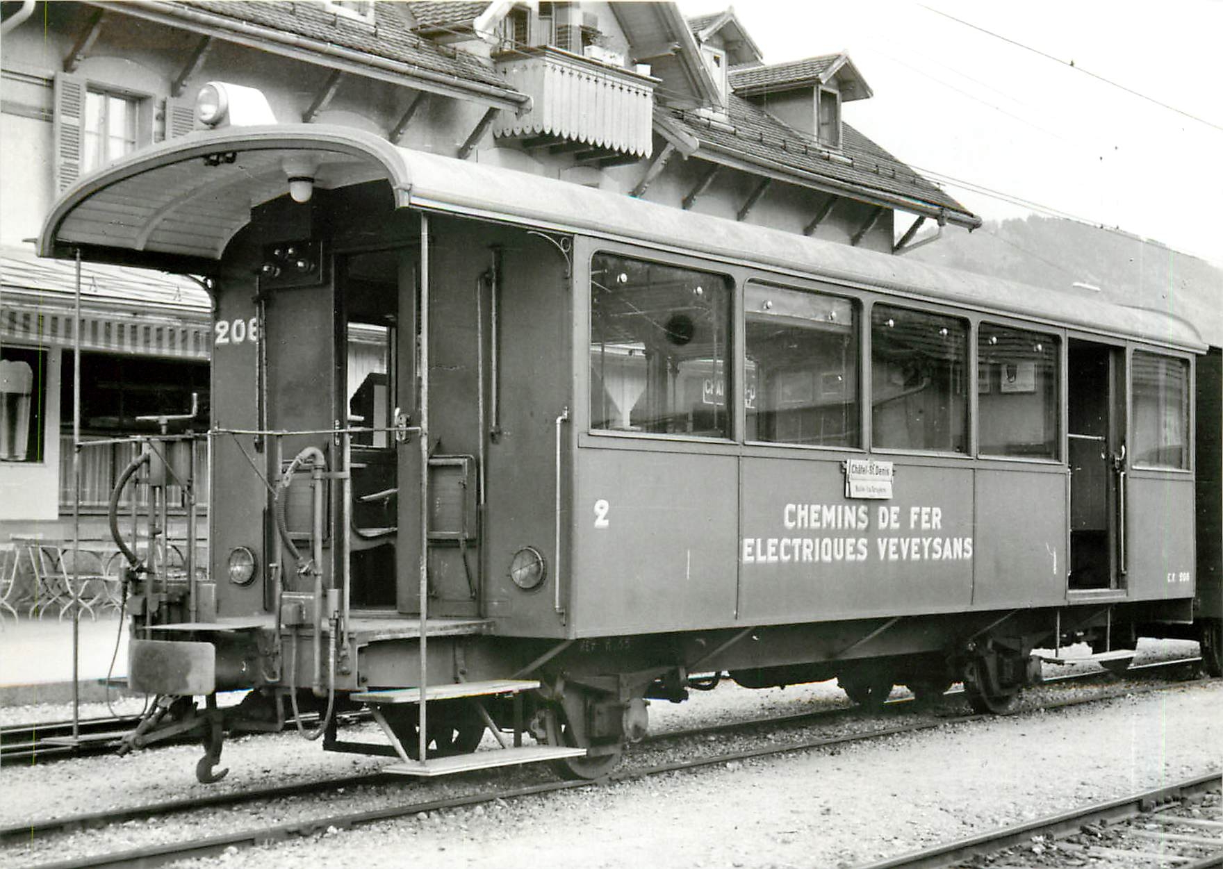 CPM BF 206 à Chatel-Saint-Denis