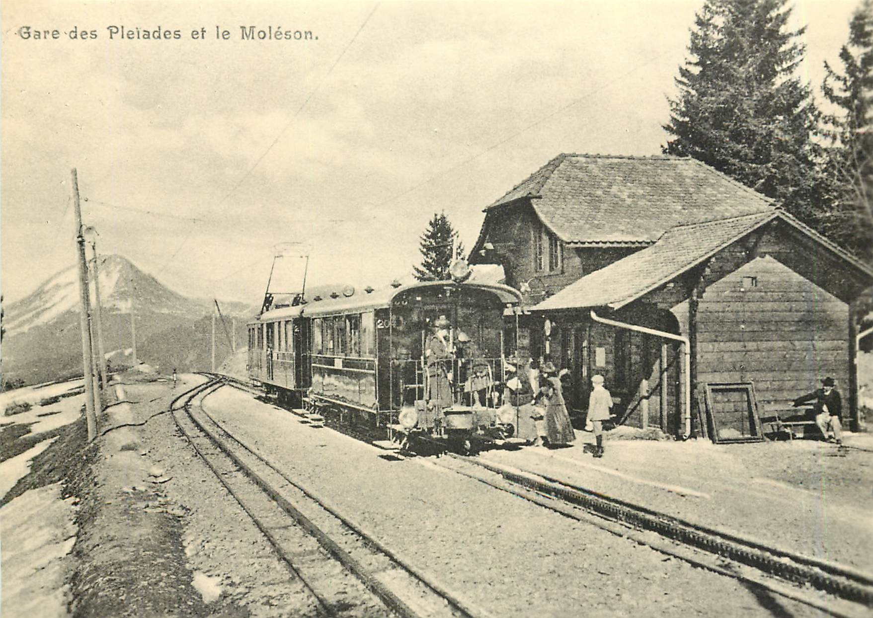 CPM Gare des pleiades