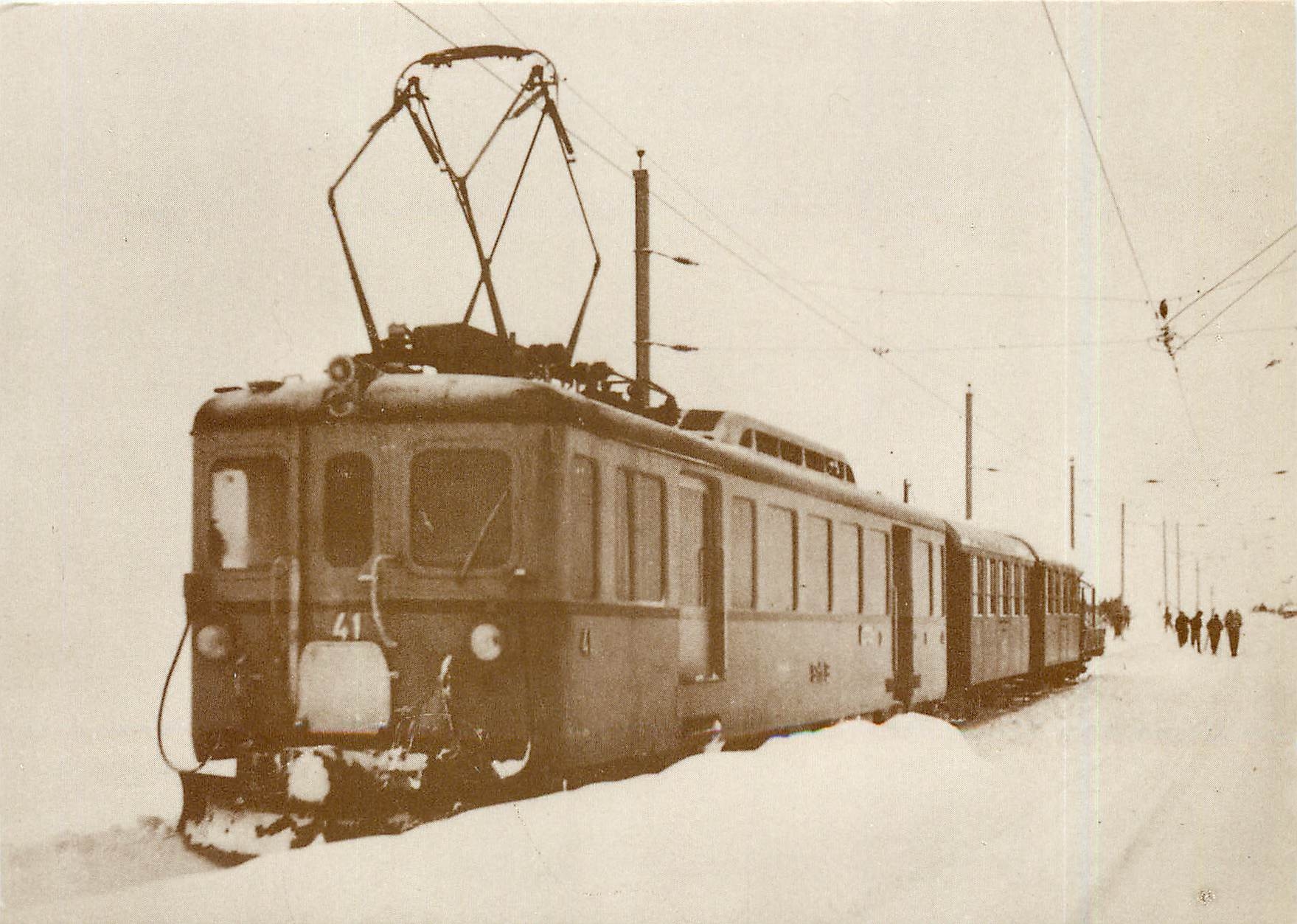 CPM Skizug  mit Schollenenbahn-bahn BCFeh 2/4 41
