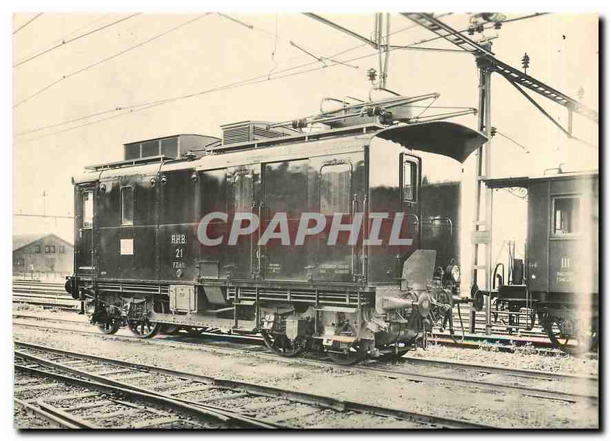 CPM RHB Fzeh 2/2 21 noch fabriknew (SLM/MFD 1900) Bergseits Ohne Furhrestand in Rorschach