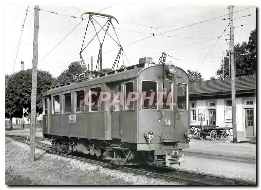 CPM Lokalzug nach Roggwil-Melchnau mit dunkelrotem LMB Be 2/2 14 