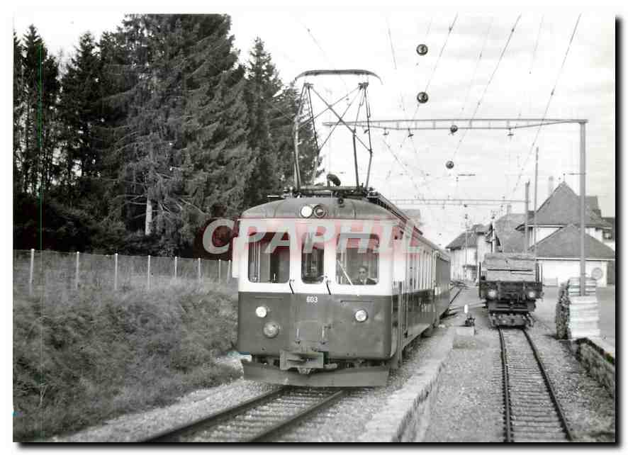 CPM Train monant au départ des Breuleux 4.11.1979