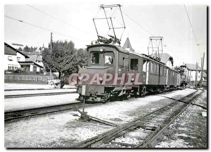 CPM Arrivée au Noirmont.9.10.1952. photo P.Willen
