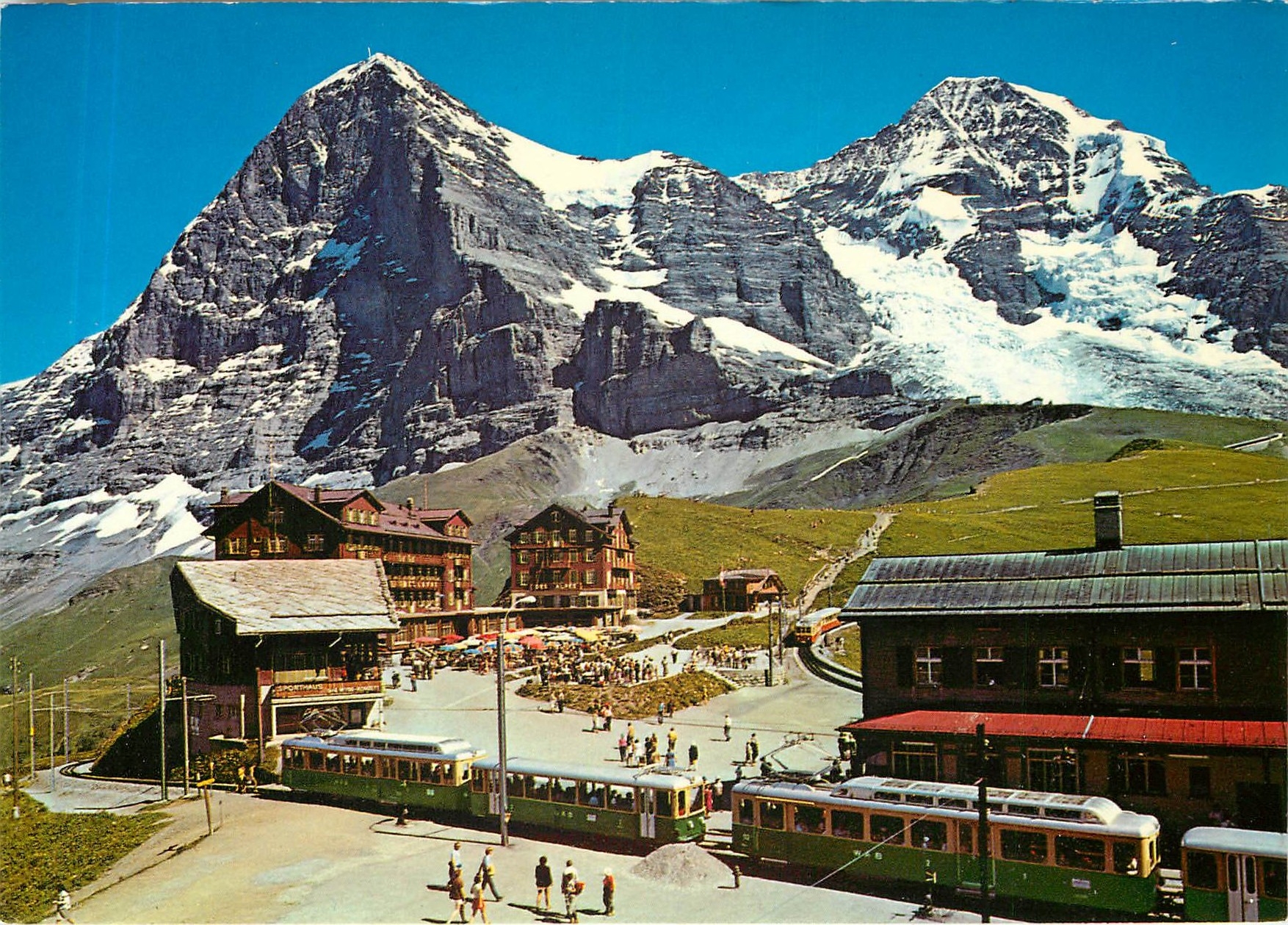 CPM 36802Kleine Scheidegg Eiger-Nordand Munch