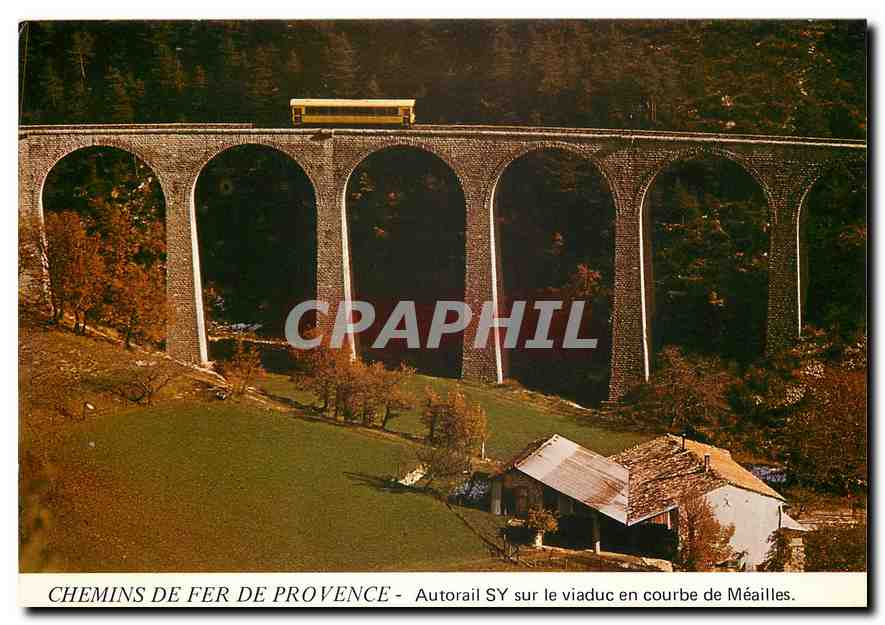 CPM Les Chemins de fer de Provence exploitent à voie étroite qui relie NICE  à DIGNE (150KM) par les