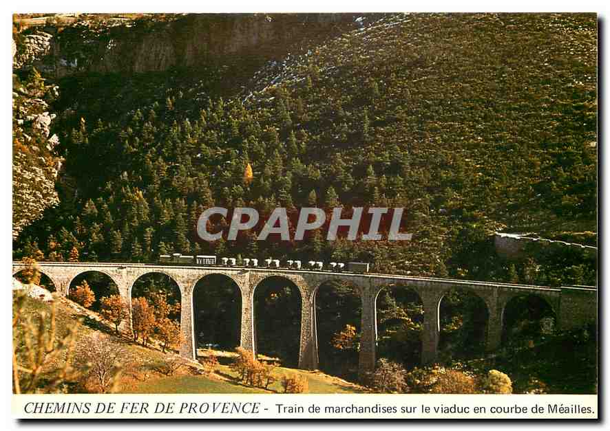 CPM Cette ligne de chemi de fer à voie étroite relie NICE à DIGNE. Parant de la cote d'Azur  elle mo