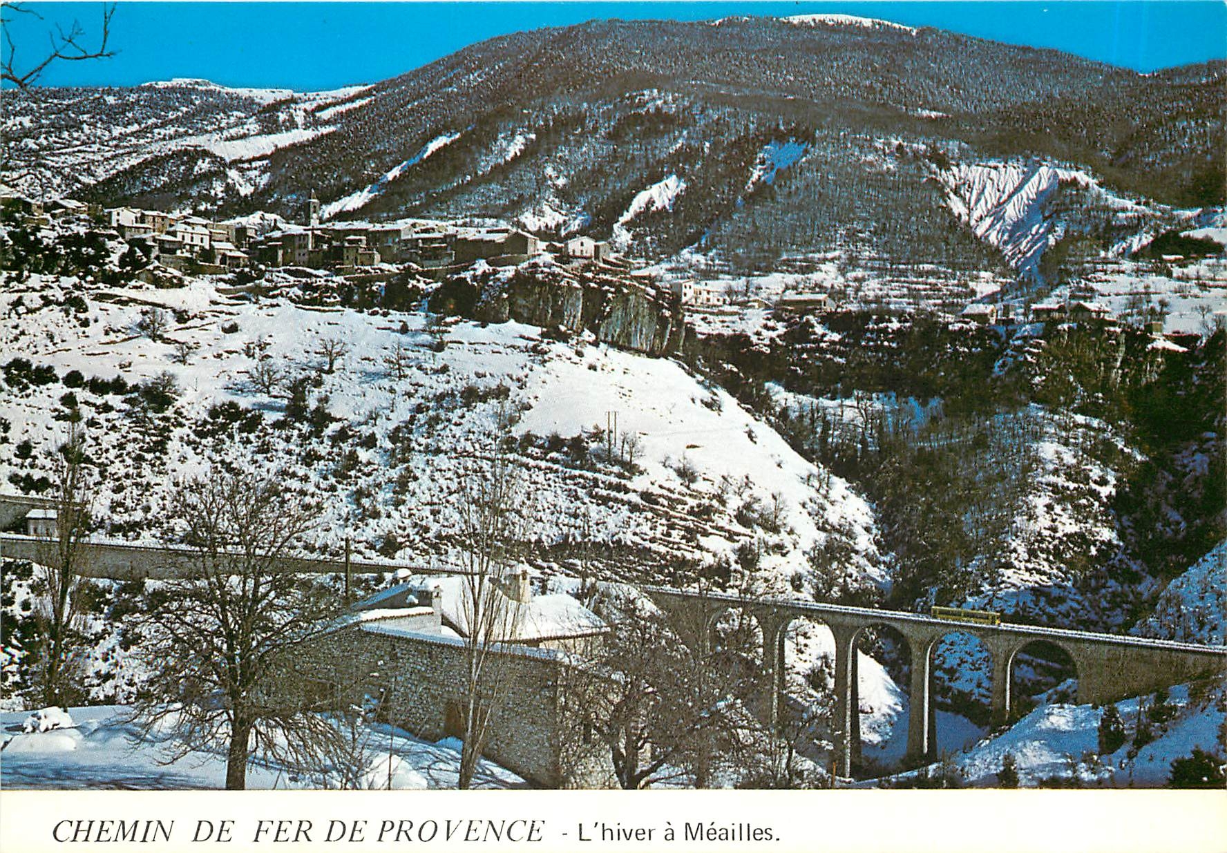 CPM Les Chemins de fer de Provence exploitent à voie étroite qui relie NICE  à DIGNE (150KM) par les
