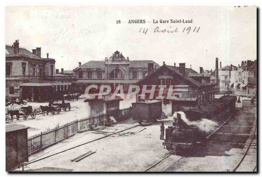 CPM ANGERS - Lgare Saint-Laud
