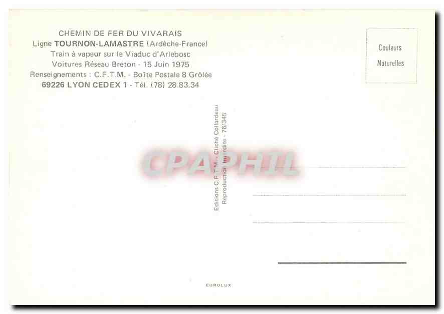 CPM Voiture 2e ckasse à Essieux et portière latérales — Verso