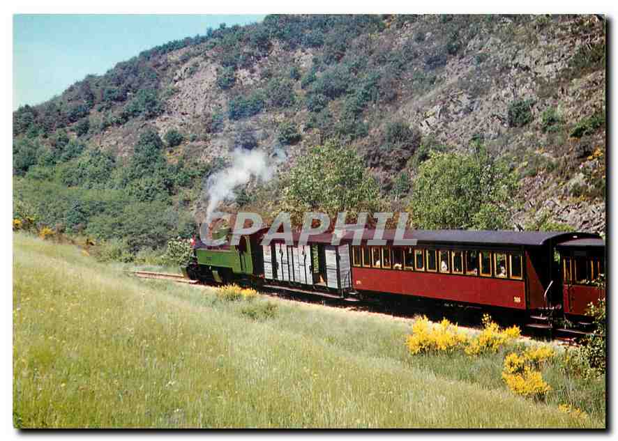 CPM CHEMEIN DE FER DU VIVARAIS Ligne TOURNON-LAMASTRE (Ardèche - France)