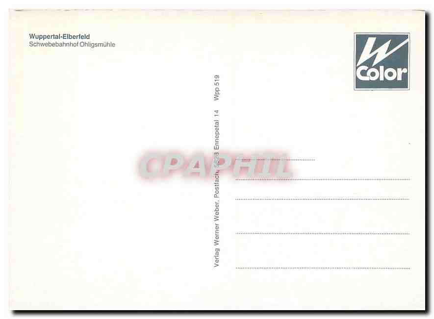 CPM Wuppertal-Elberfeld — Verso