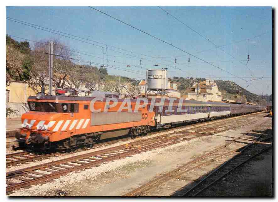 CPM Passage en vitesse a Santorom du Sud-Express de Paris