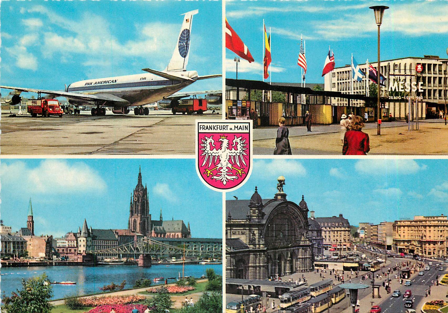 CPM Frankfurt Am Main Avion Pan American Tramway