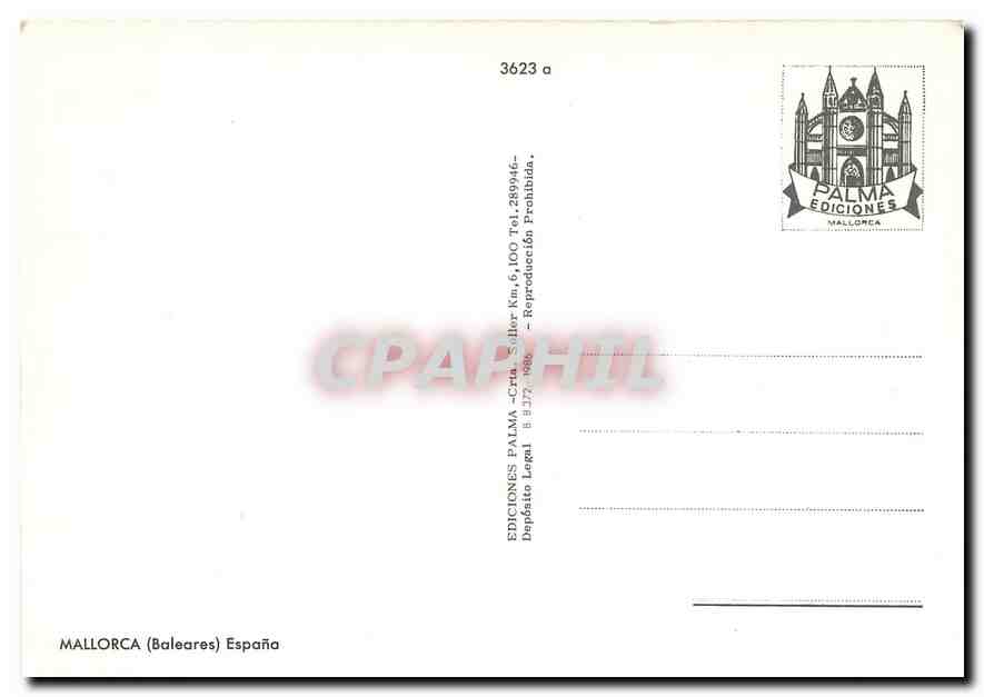 CPM MALLORCA (Baleares) — Verso