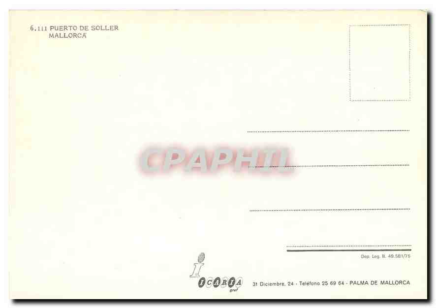 CPM PUERTO DE SOLLER — Verso