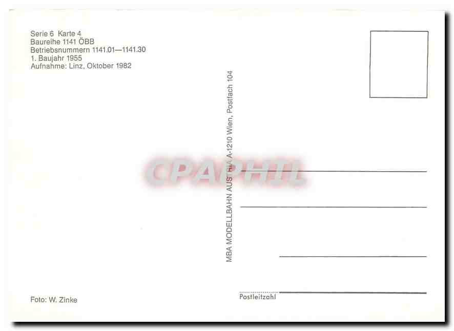 CPM Baureihe 1141 OBB — Verso