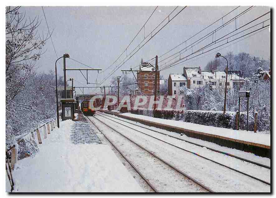 CPM La gare en hiver