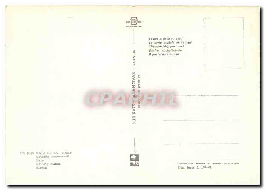 CPM 1699 MALLGECA — Verso