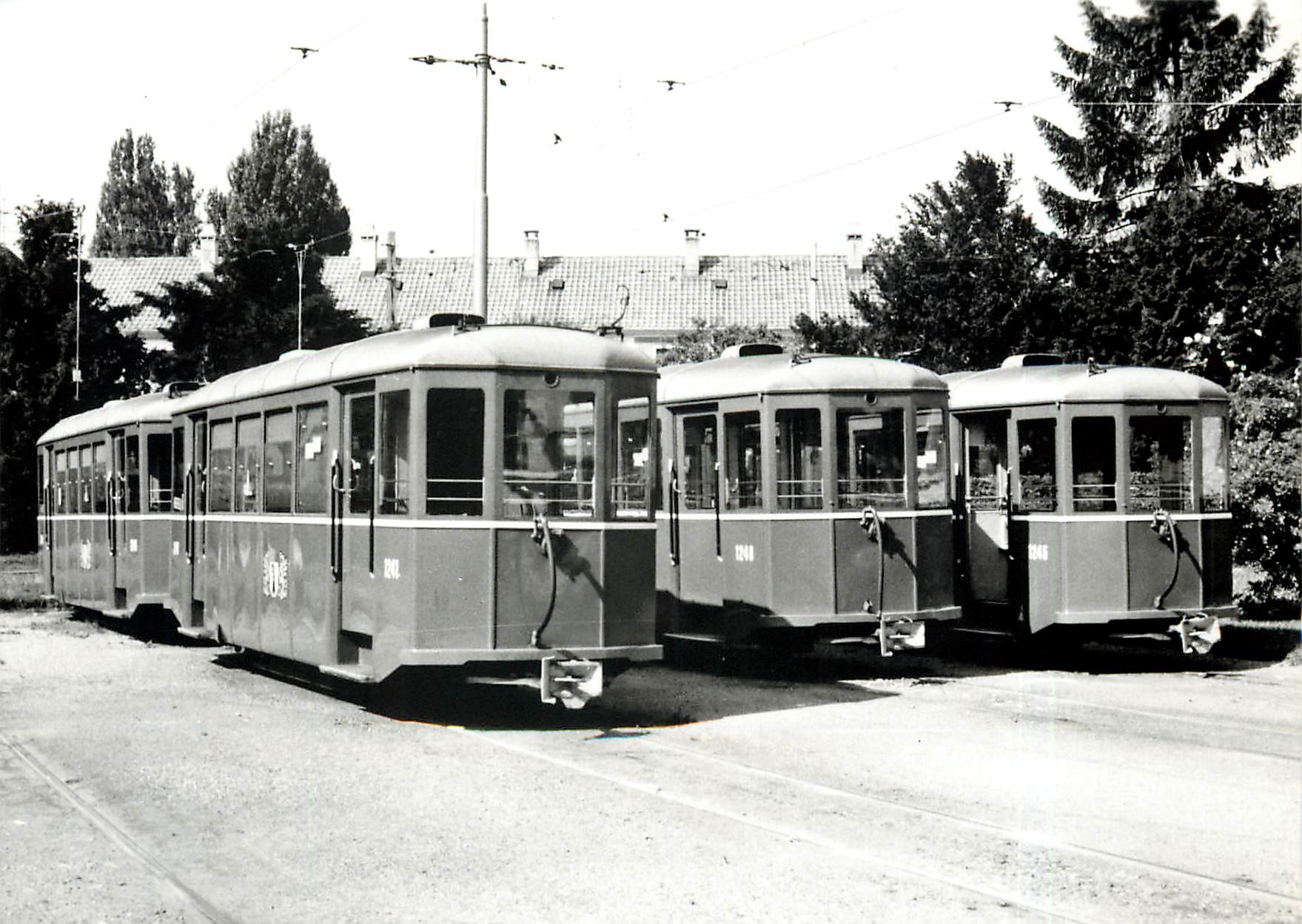CPM 1958 übernahm die BVB 8 Längssitz-Zweiachsanhanger von St.Gallen 