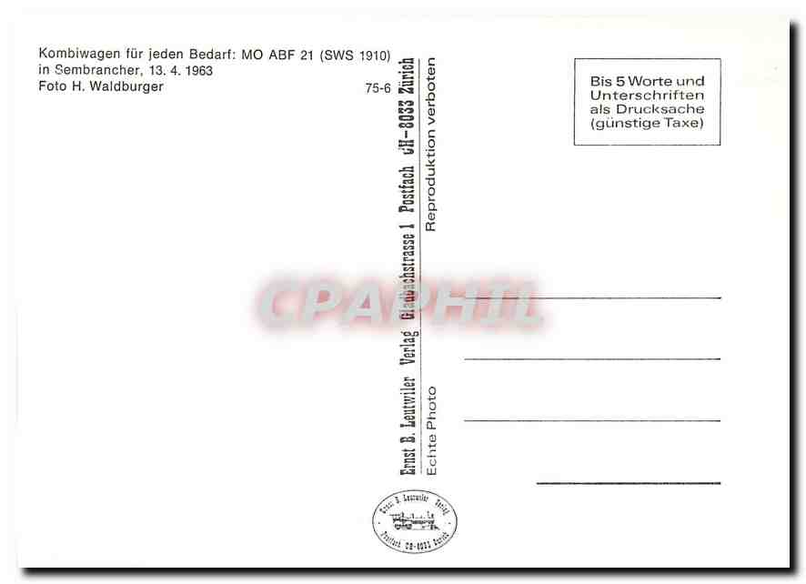 CPM Kombiwagen für jeden Bedart — Verso