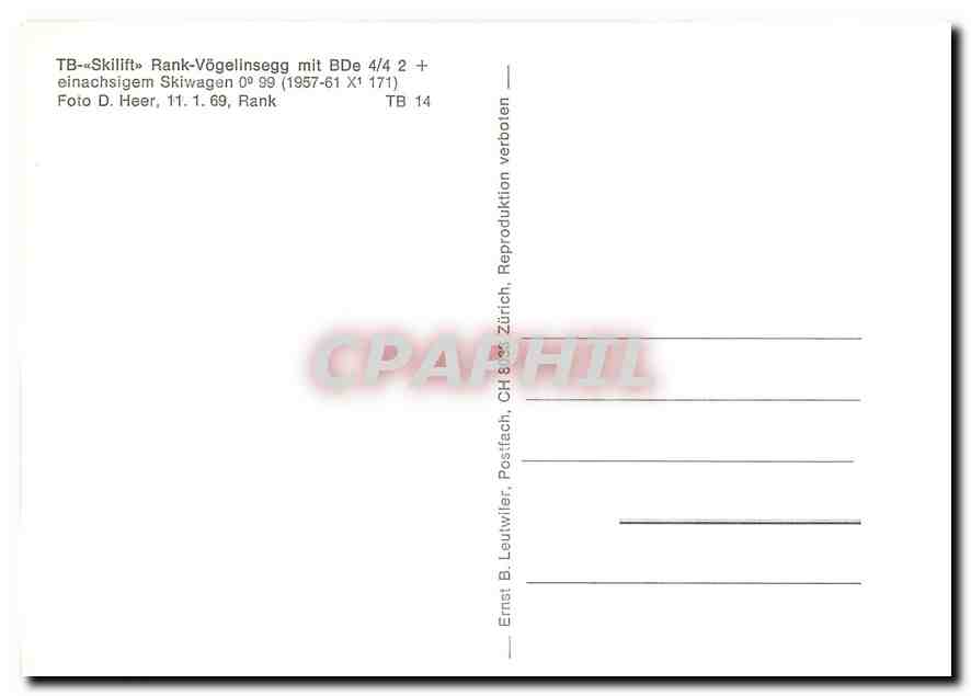 CPM F D. Heer  11.1.69 Rank — Verso
