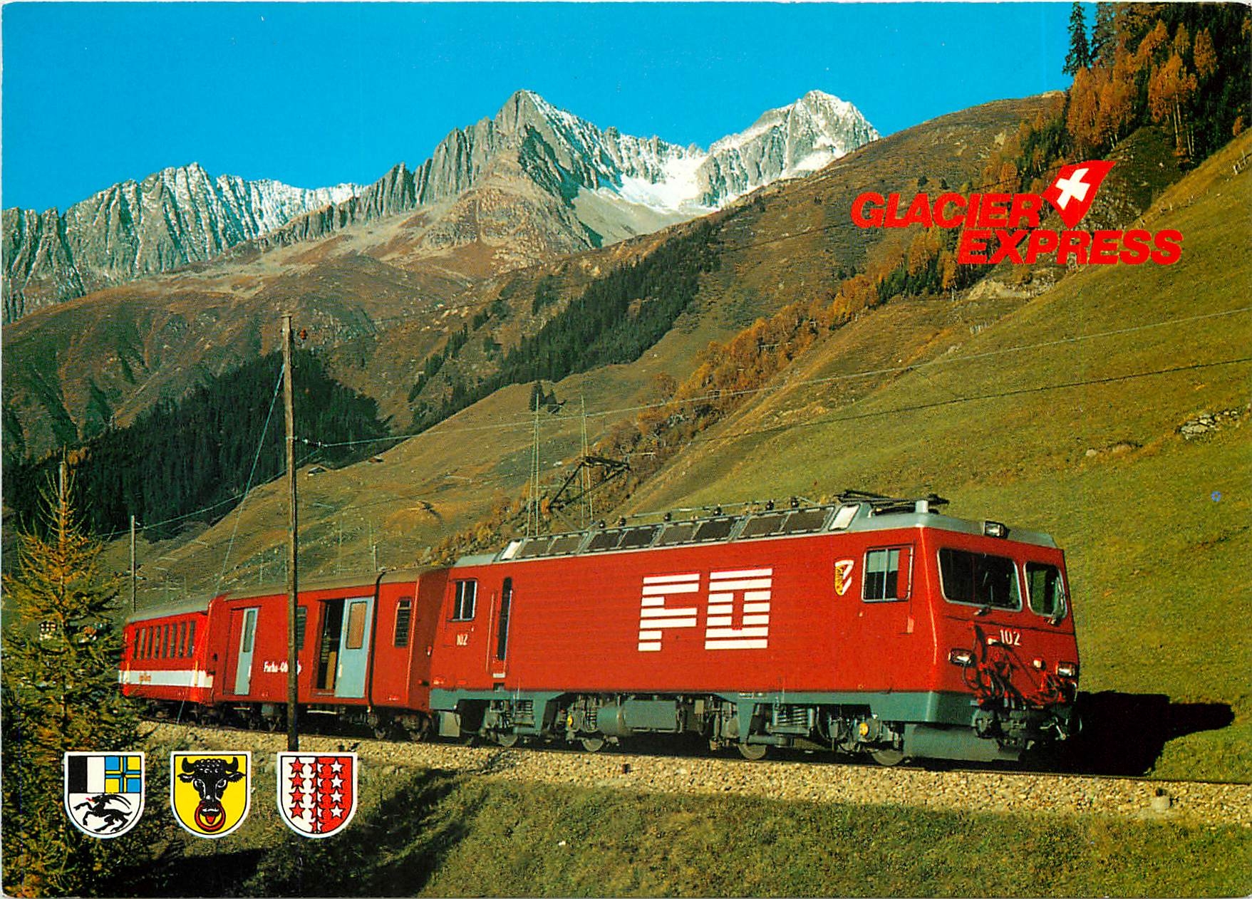 CPM Schnellzug- Glacier-Express