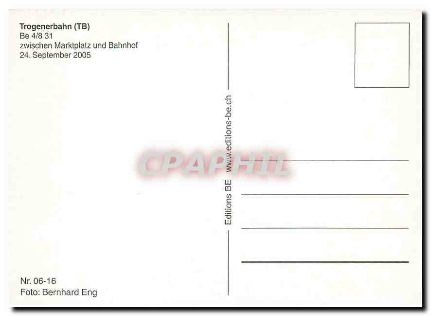 CPM Trogenerbahn — Verso