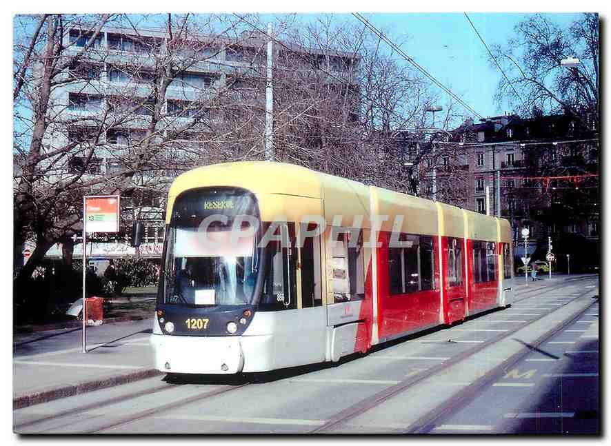 CPM LES TRAMWAYS DE GENEVE (SUISSE)