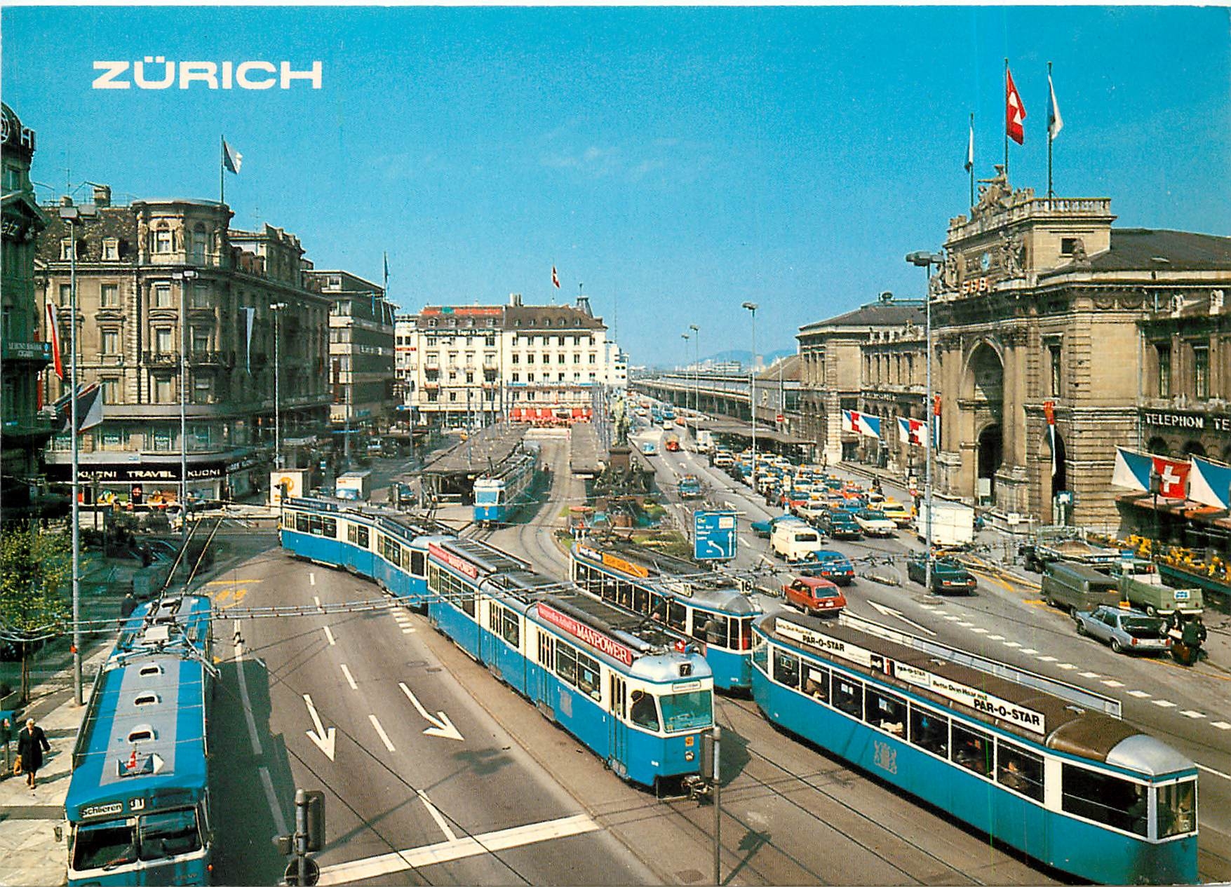 CPM Zurich  Bahnhofplatz und Hauptbahnhof