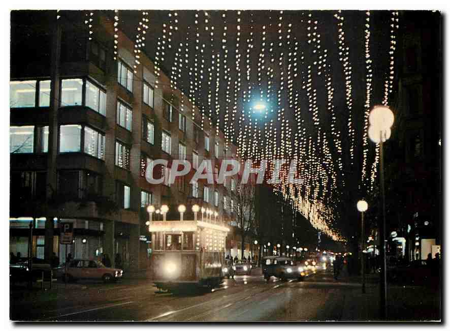 CPM Zurich  Weihnachtsdekoration an der Bahnhofstrasse