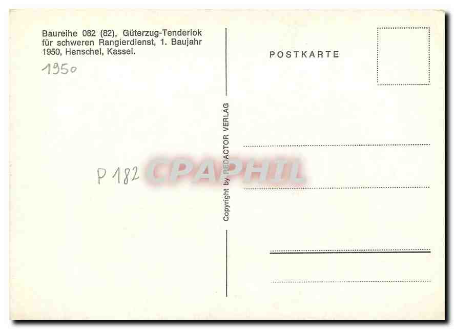 CPM Baurelhe 082 (82) — Verso