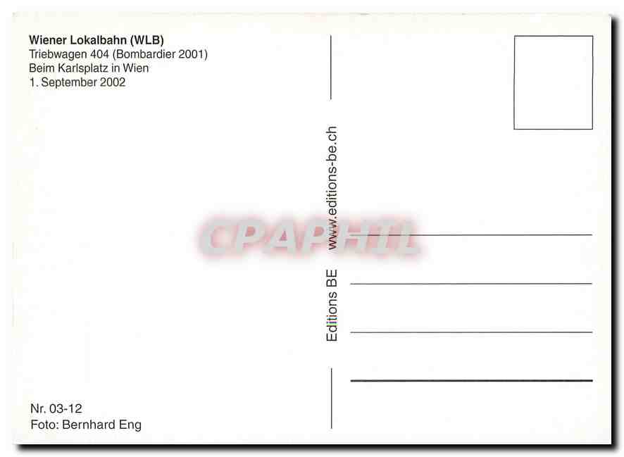 CPM Wiener Lokalbahn (WLB) — Verso