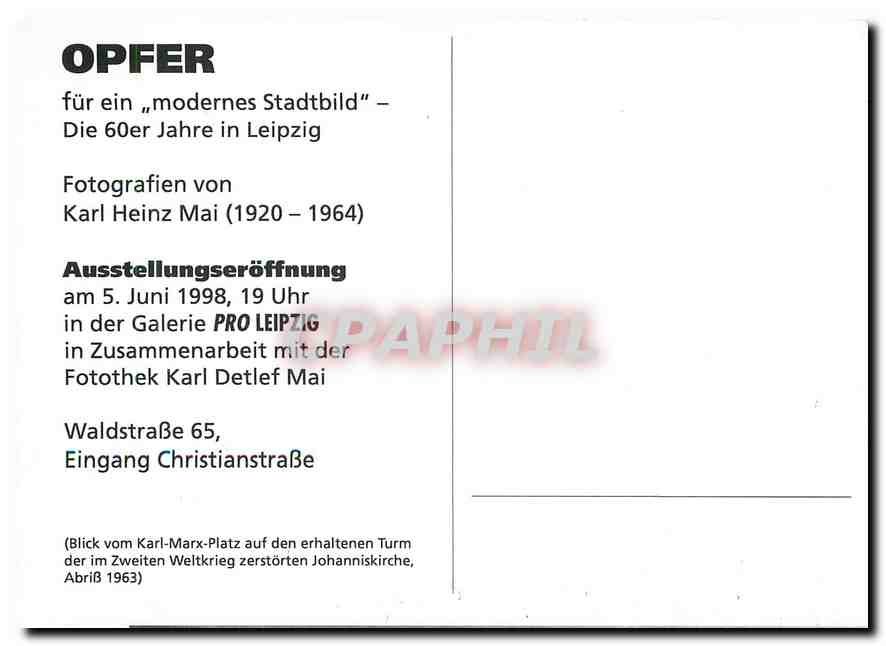 CPM OPFER — Rückseite
