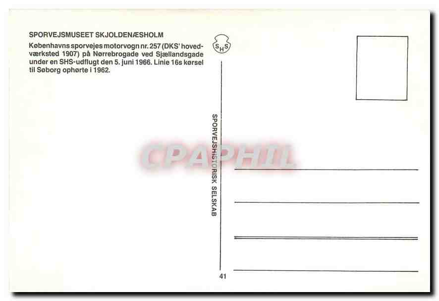 CPM SPORVEJSMUSEET SKJOLDENAESHOLM — Verso