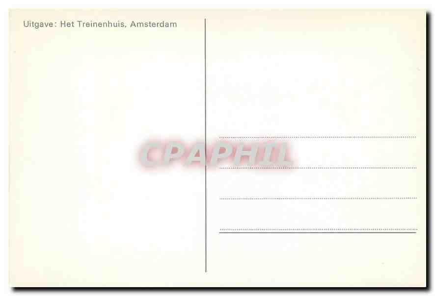 CPM Uitgave: Het Treinenhuis  Amsterdam — Verso