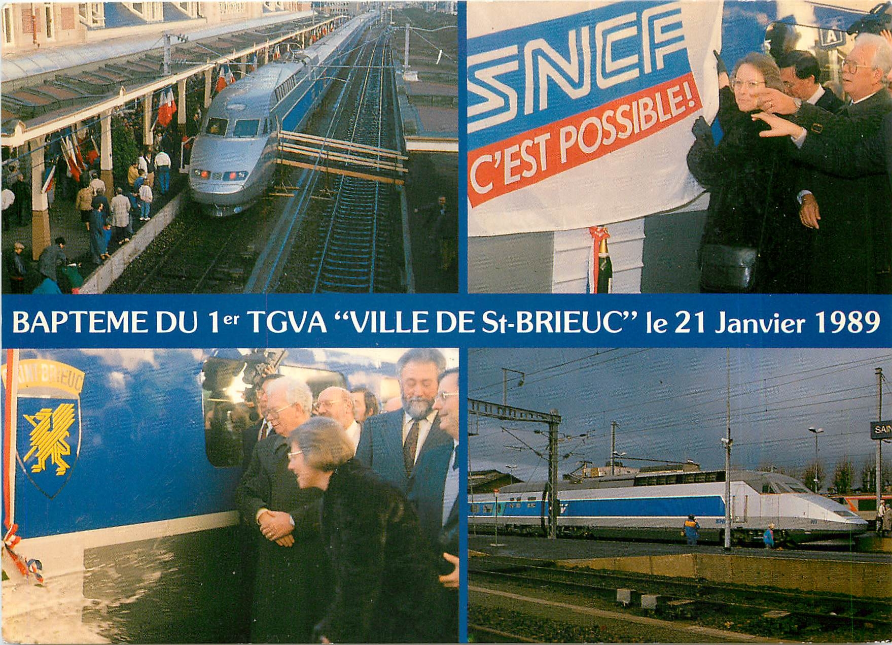 CPM Bapteme du TGVA "VILLE DE St BRIEUC"
