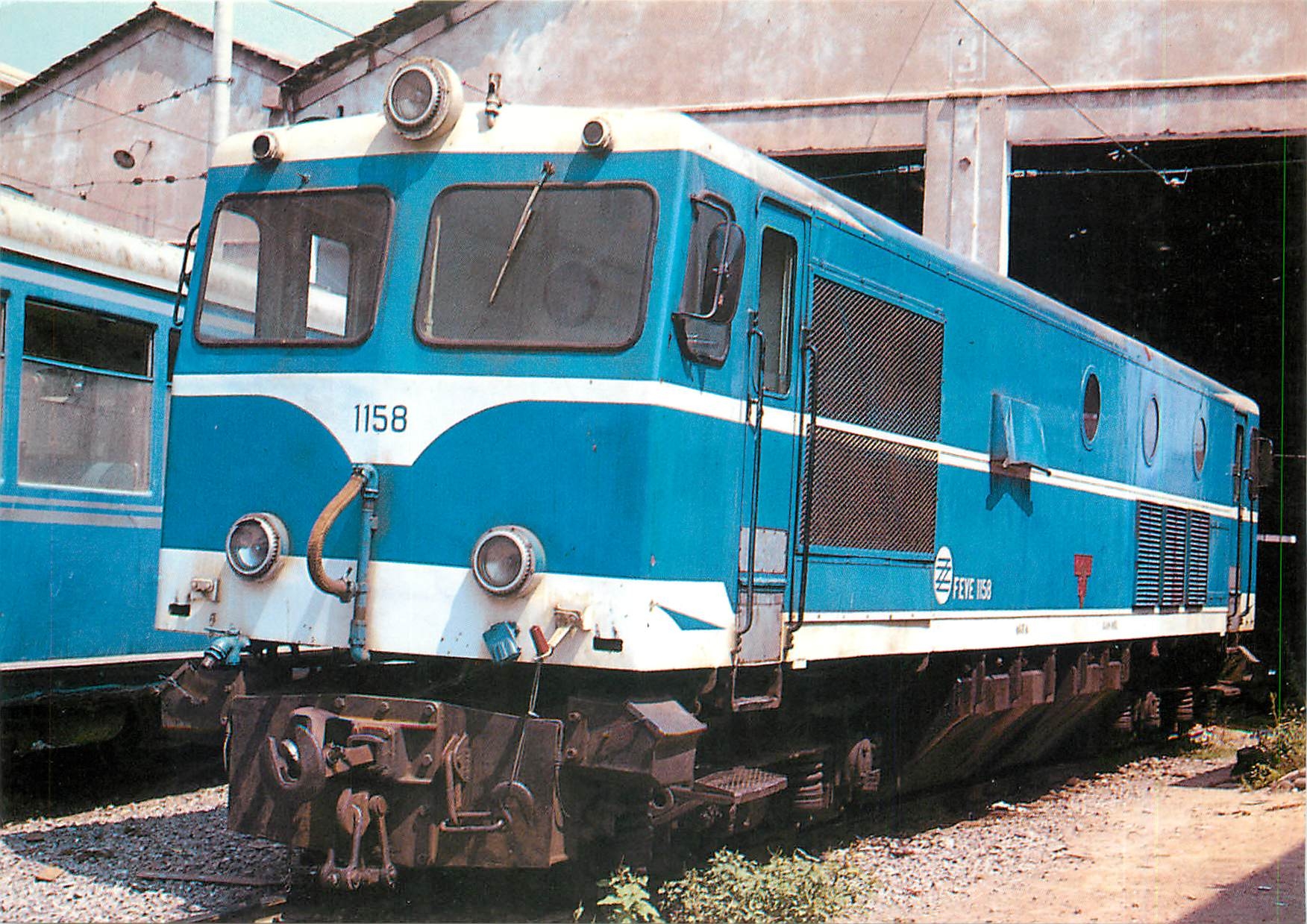 CPM Locomotora de FEVE n° 1158