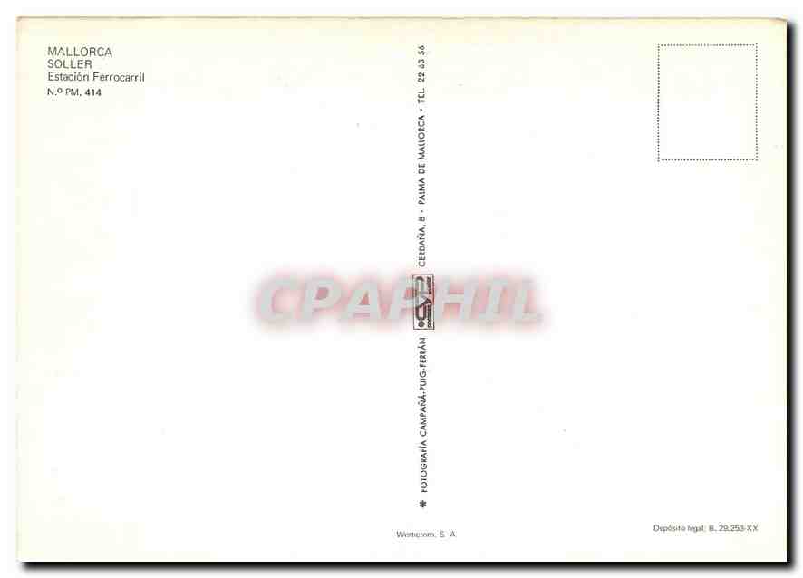 CPM MALLORCA SOLLER — Rückseite