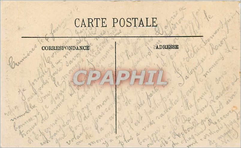 CPA EPERNAY-L'Hopital-Hospice Auban-Moel) — Rückseite
