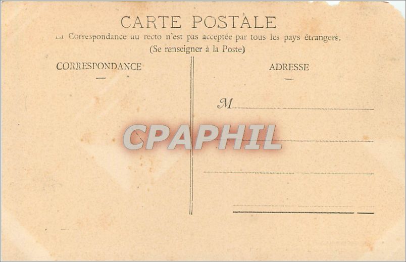 CPA Les bassins du Doubs.Hotel France — Rückseite